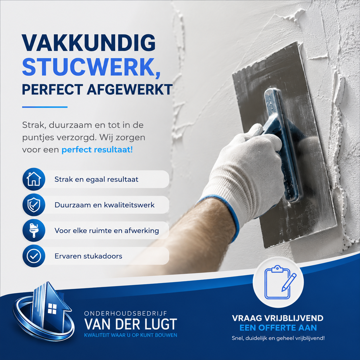 Offerte stukadoor aanvragen