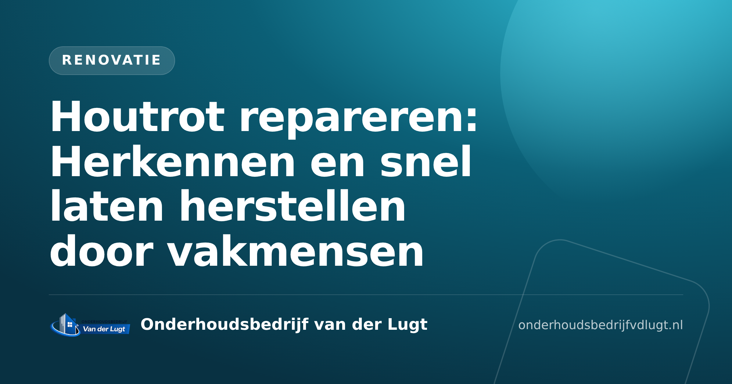 Houtrot repareren: Herkennen en snel laten herstellen door vakmensen