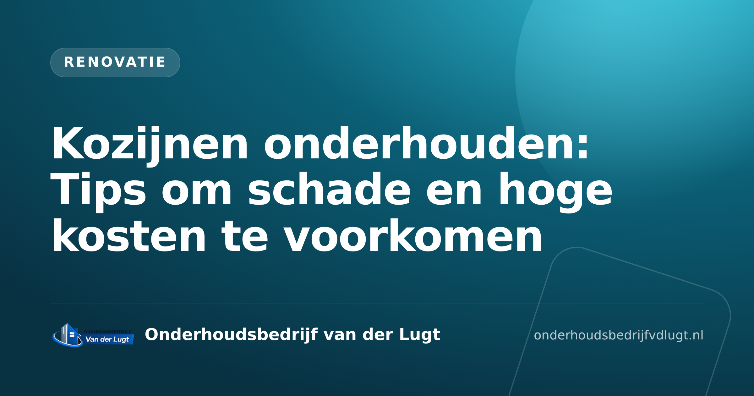 Kozijnen onderhouden: Tips om schade en hoge kosten te voorkomen
