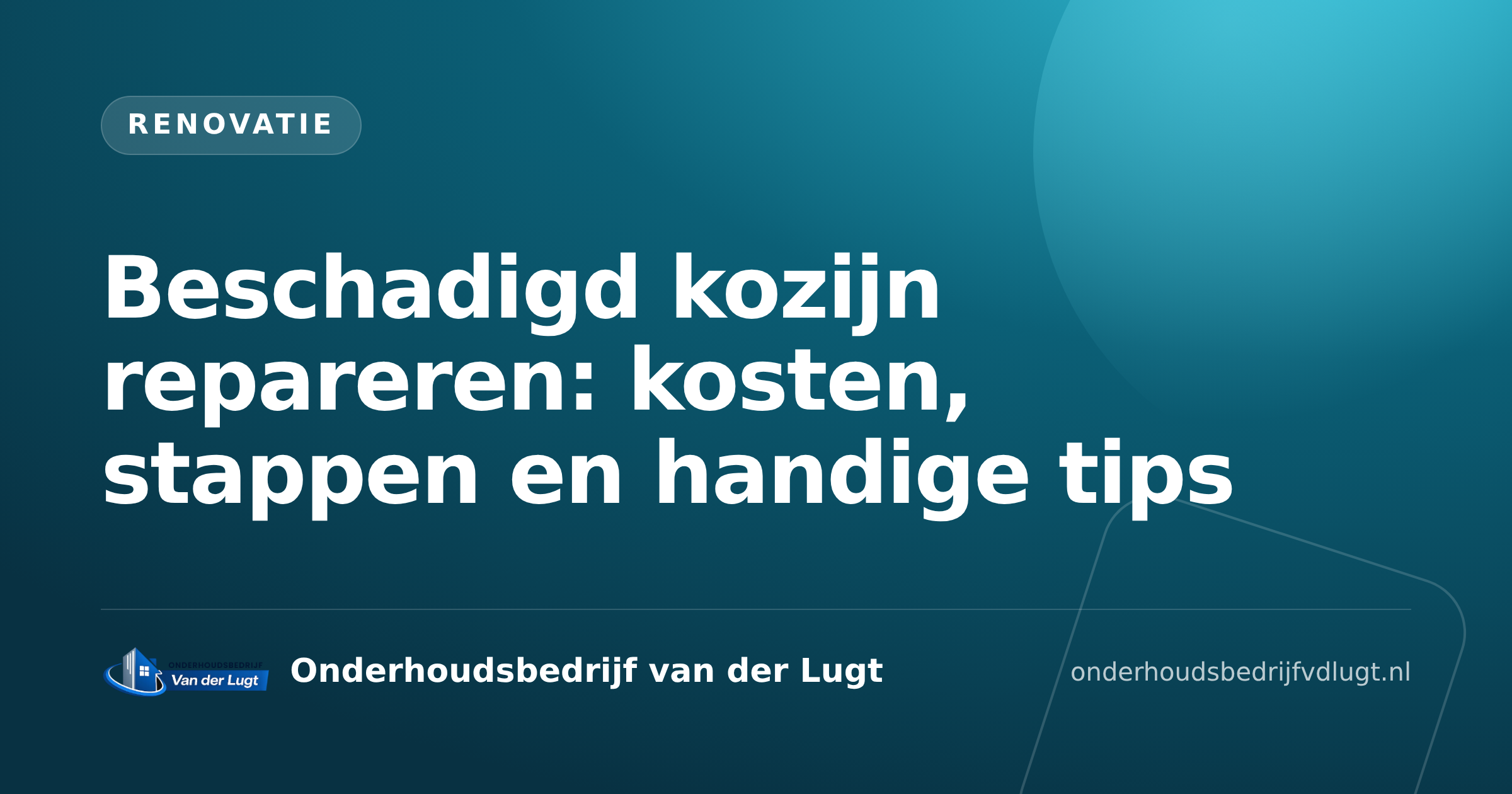 Beschadigd kozijn repareren: kosten, stappen en handige tips