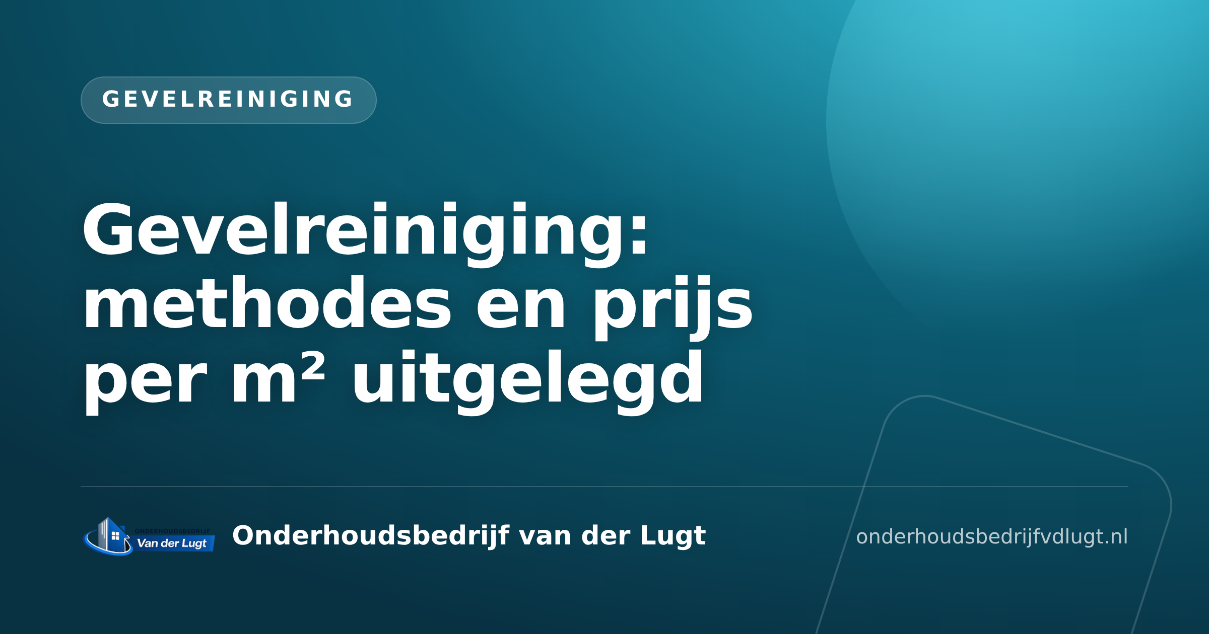 Gevelreiniging: methodes en prijs per m² uitgelegd