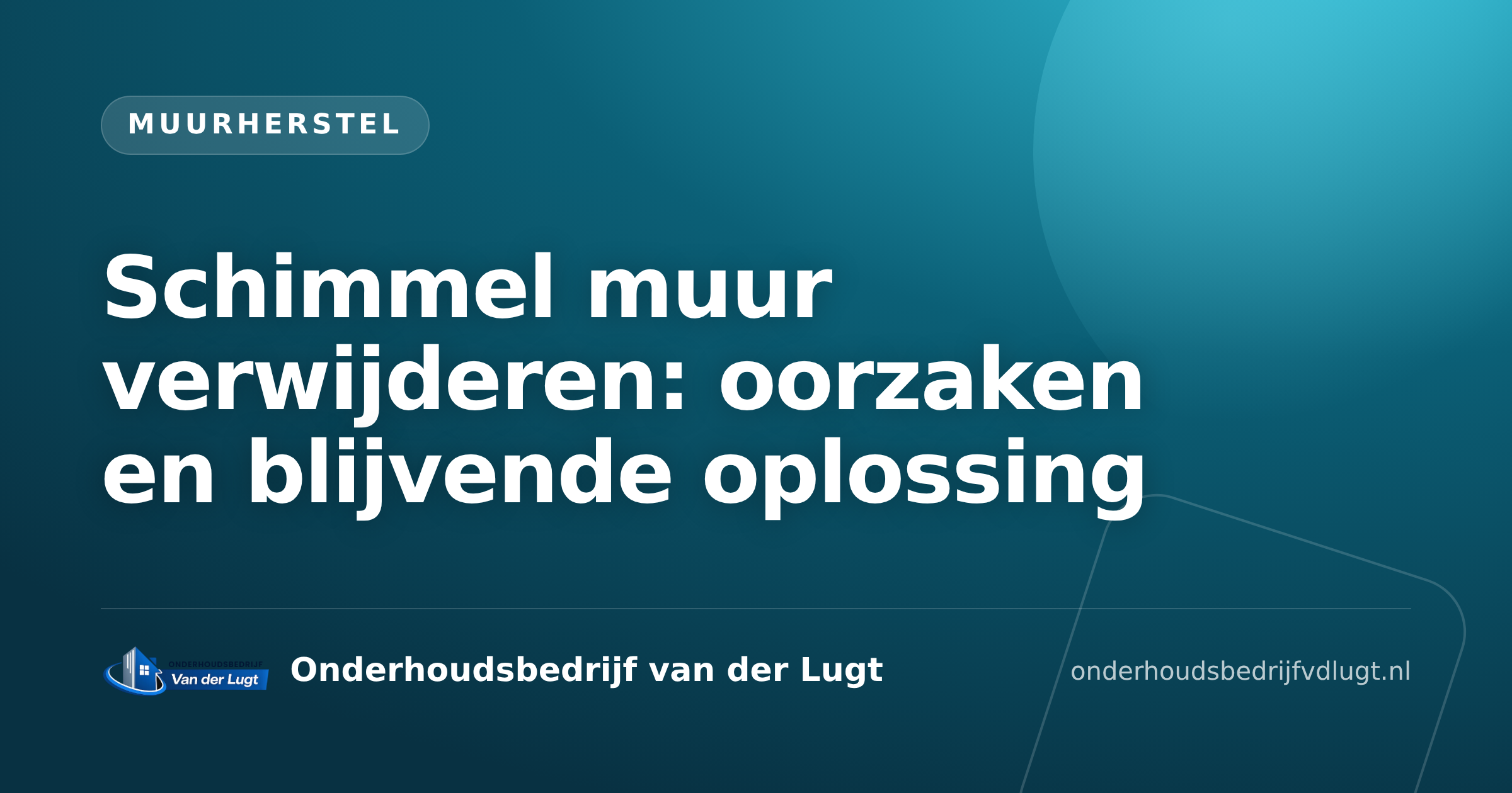 Schimmel muur verwijderen: oorzaken en blijvende oplossing