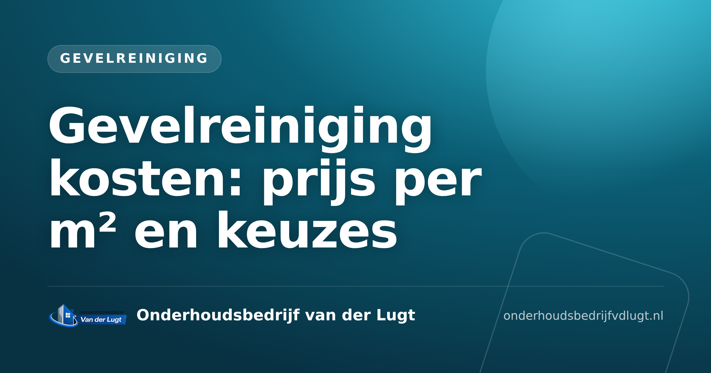 Gevelreiniging kosten: prijs per m² en keuzes