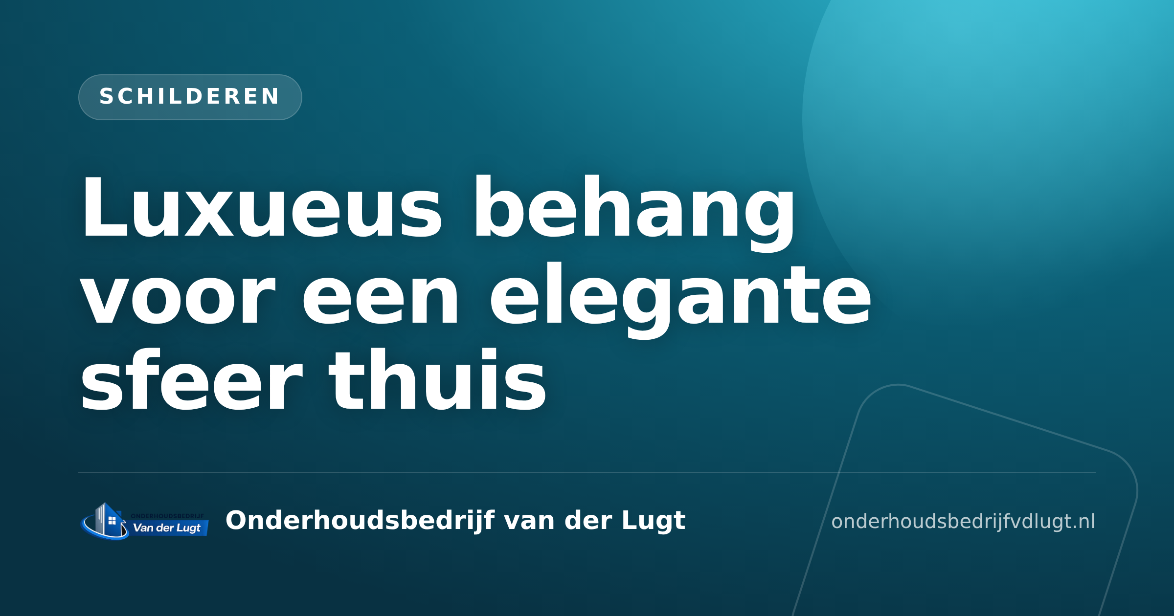Luxueus behang voor een elegante sfeer thuis