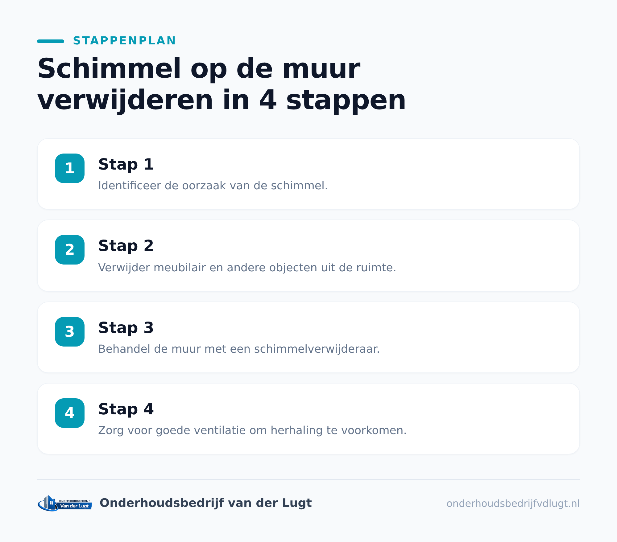Hoe herken je schimmel op de muur?