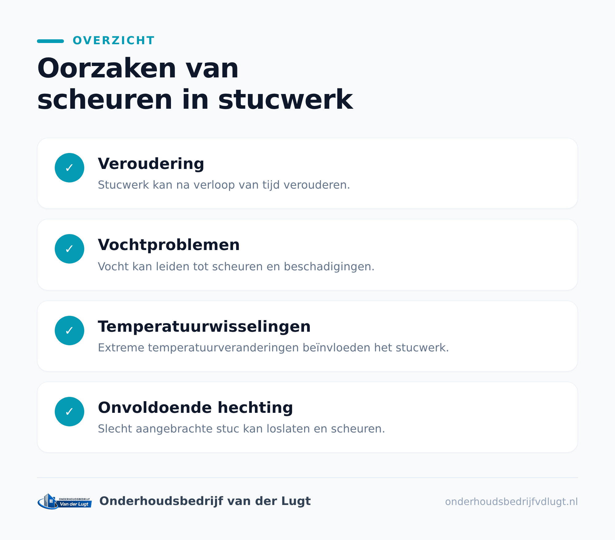 Wanneer zijn scheuren in stucwerk ernstig?