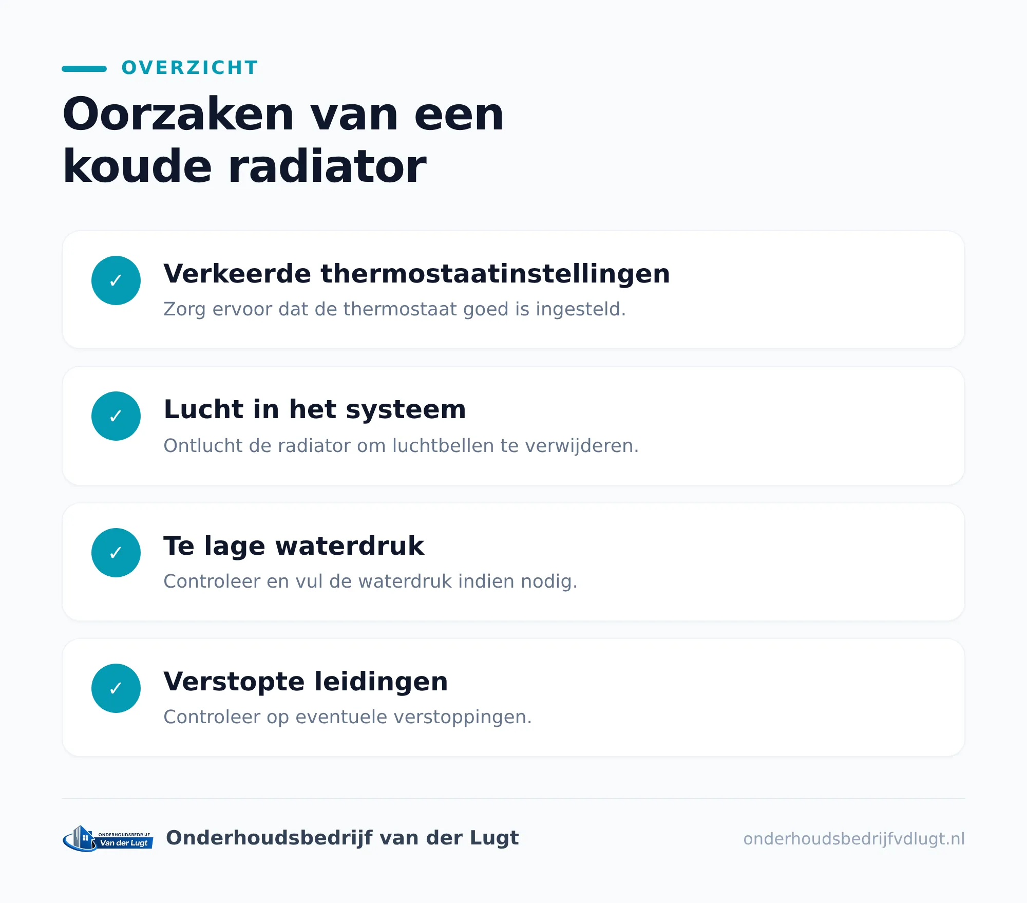Snel zelf controleren als je radiator niet warm wordt