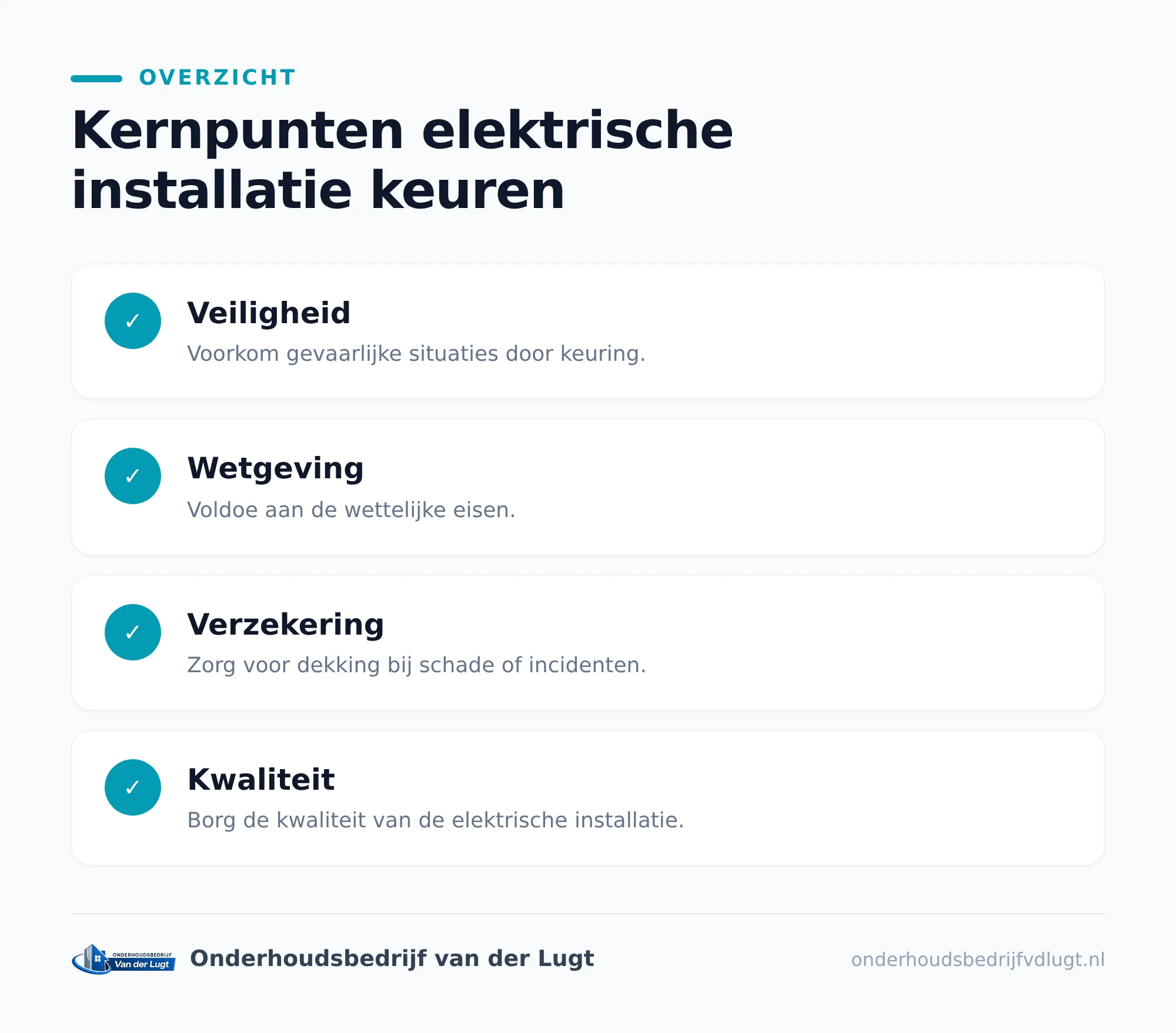 Is een elektrische keuring verplicht?